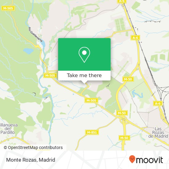 Monte Rozas map