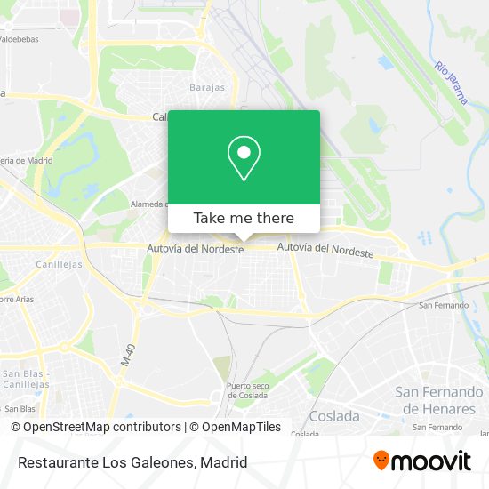 Restaurante Los Galeones map