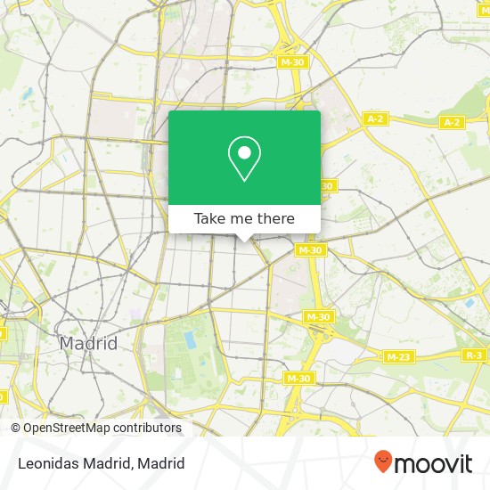 Leonidas Madrid map