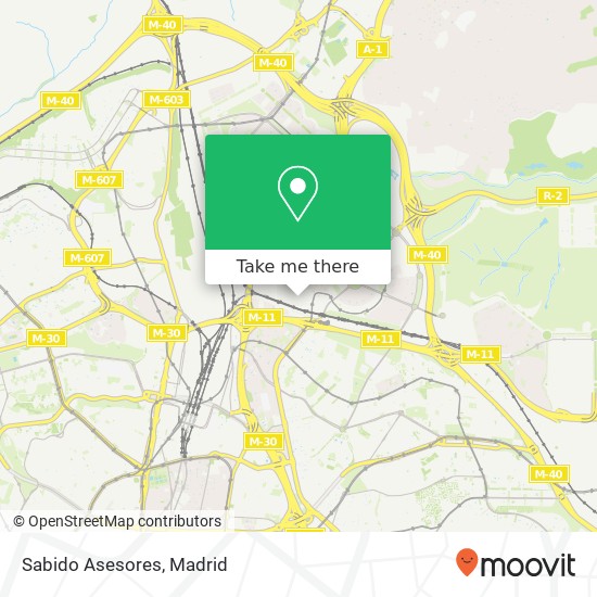 Sabido Asesores map