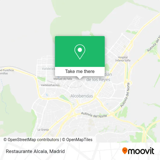 Restaurante Alcala map