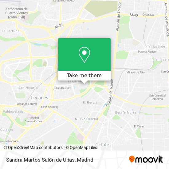 Sandra Martos Salón de Uñas map