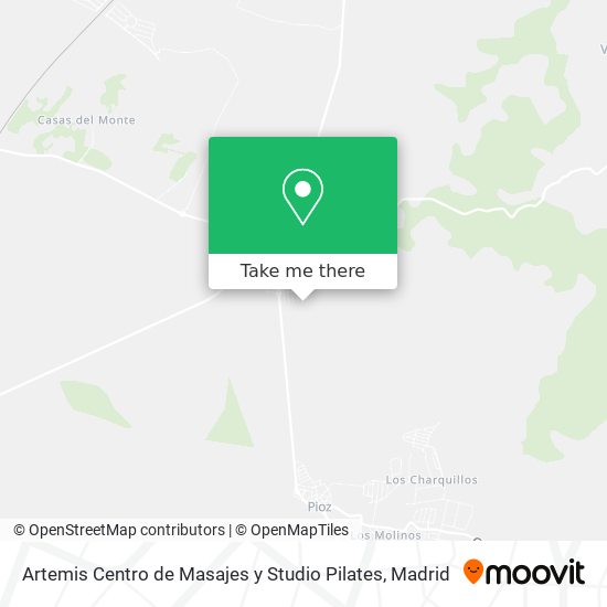 mapa Artemis Centro de Masajes y Studio Pilates