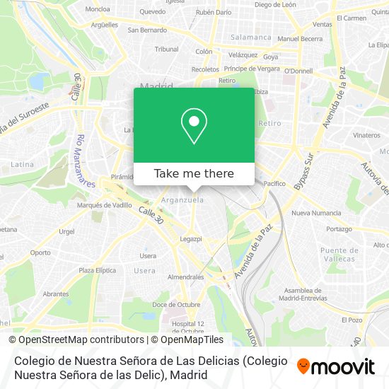 Colegio de Nuestra Señora de Las Delicias (Colegio Nuestra Señora de las Delic) map