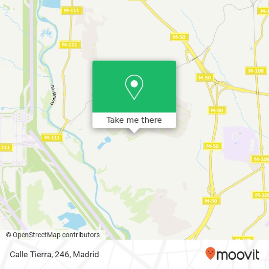 mapa Calle Tierra, 246