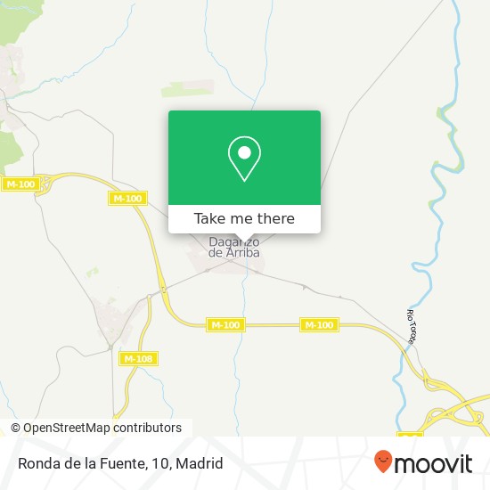 mapa Ronda de la Fuente, 10