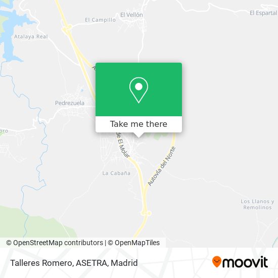 Talleres Romero, ASETRA map