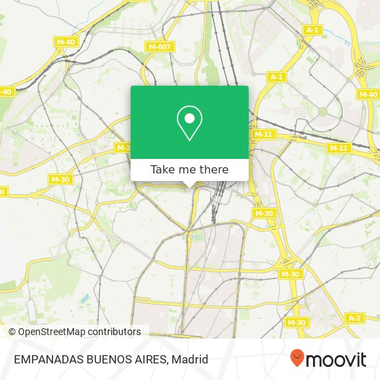 EMPANADAS BUENOS AIRES map