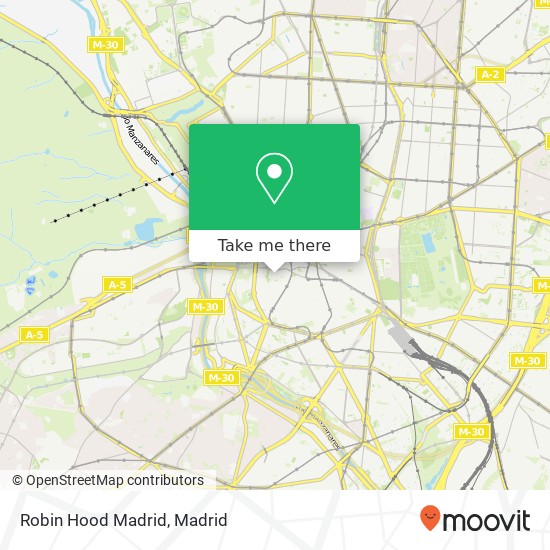 Robin Hood Madrid map