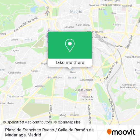 Plaza de Francisco Ruano / Calle de Ramón de Madariaga map