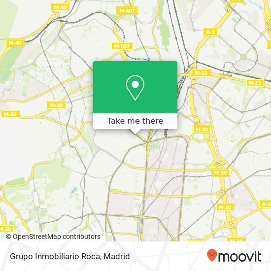 Grupo Inmobiliario Roca map