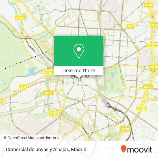 Comercial de Joyas y Alhajas map