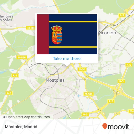 mapa Móstoles