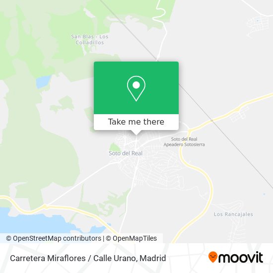 Carretera Miraflores / Calle Urano map