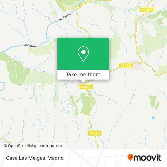 Casa Las Meigas map