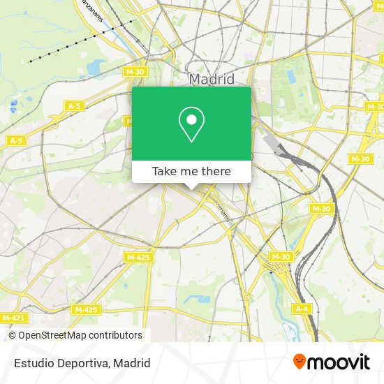 Estudio Deportiva map