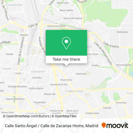 Calle Santo Ángel / Calle de Zacarías Homs map