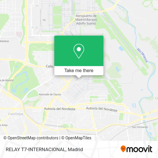 mapa RELAY T7-INTERNACIONAL