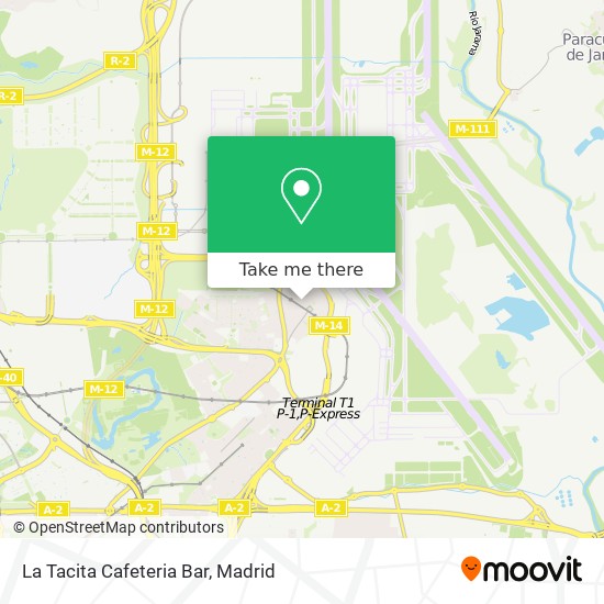 mapa La Tacita Cafeteria Bar