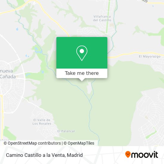 Camino Castillo a la Venta map