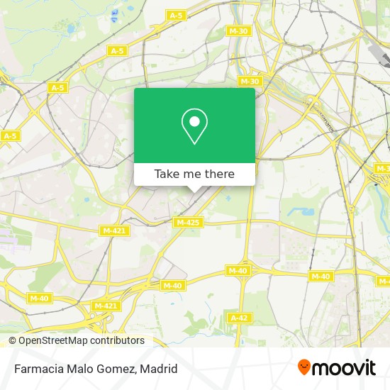 Farmacia Malo Gomez map
