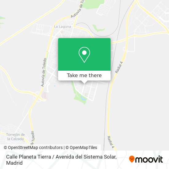 Calle Planeta Tierra / Avenida del Sistema Solar map