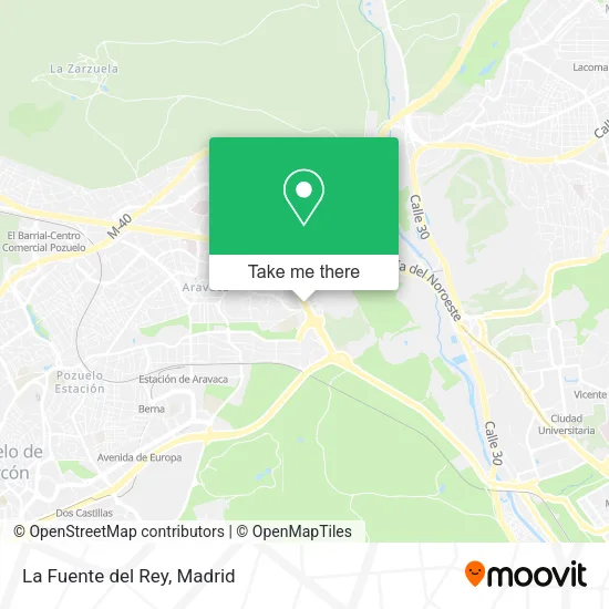 La Fuente del Rey map