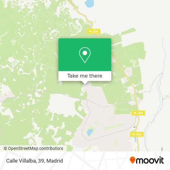 mapa Calle Villalba, 39
