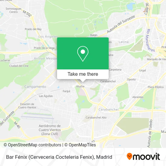 Bar Fénix (Cerveceria Cocteleria Fenix) map