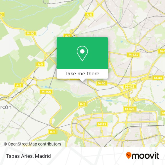 Tapas Aries map