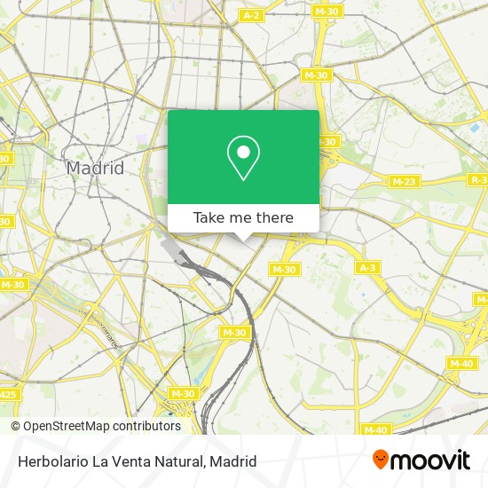 Herbolario La Venta Natural map