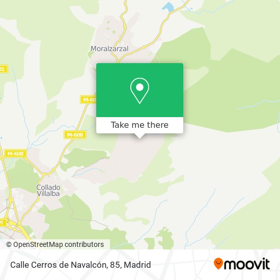 Calle Cerros de Navalcón, 85 map