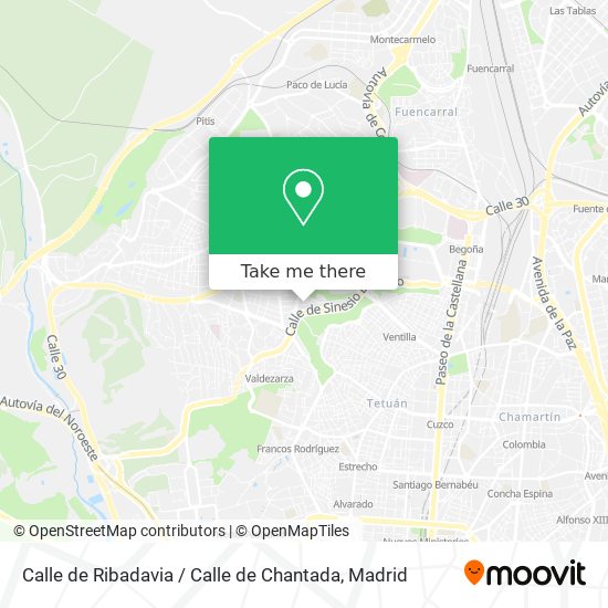 Calle de Ribadavia / Calle de Chantada map