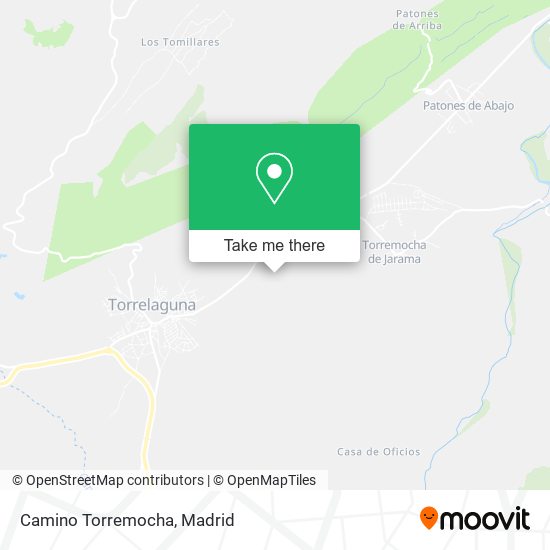 Camino Torremocha map