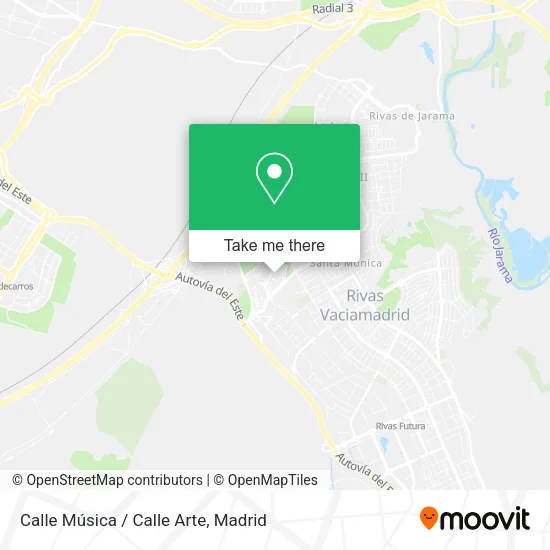 Calle Música / Calle Arte map