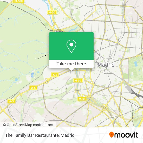 The Family Bar Restaurante map