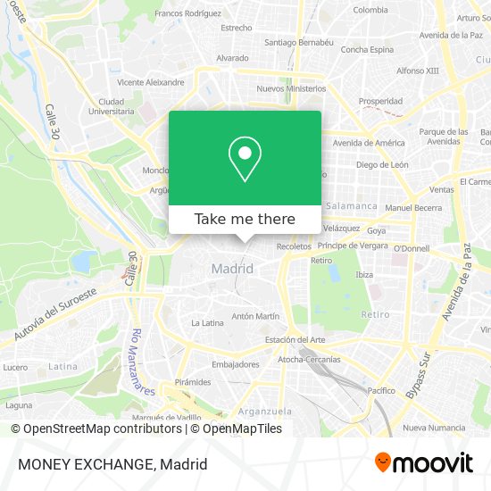 MONEY EXCHANGE map