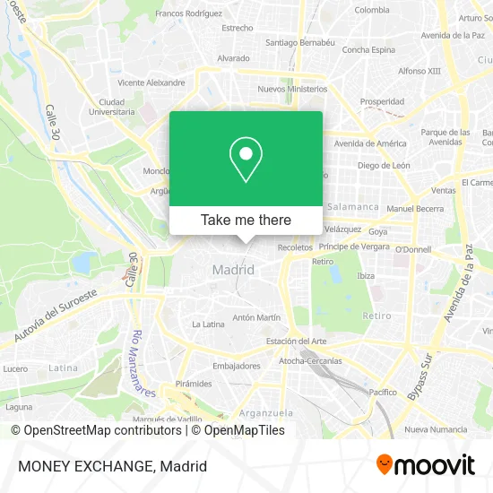 MONEY EXCHANGE map