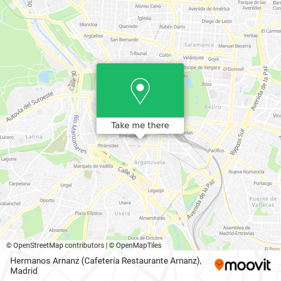 Hermanos Arnanz (Cafetería Restaurante Arnanz) map