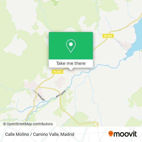 Calle Molino / Camino Valle map