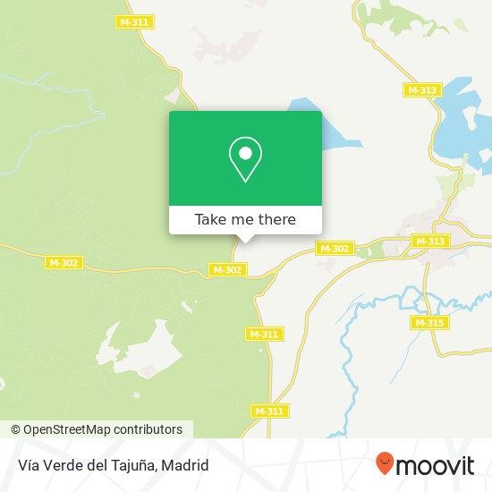 Vía Verde del Tajuña map