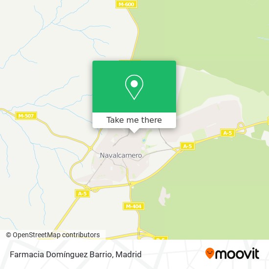 mapa Farmacia Domínguez Barrio