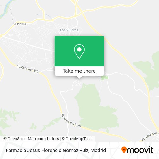 mapa Farmacia Jesús Florencio Gómez Ruiz