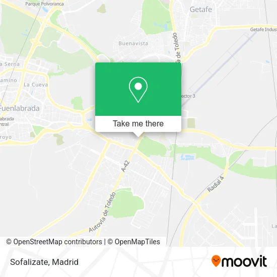 Sofalizate map