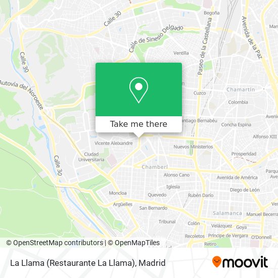La Llama (Restaurante La Llama) map