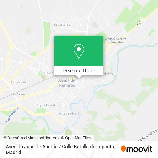 Avenida Juan de Austria / Calle Batalla de Lepanto map
