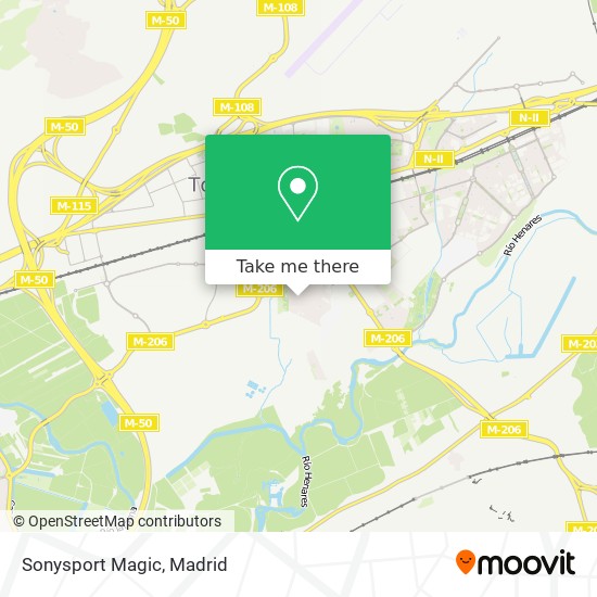 Sonysport Magic map