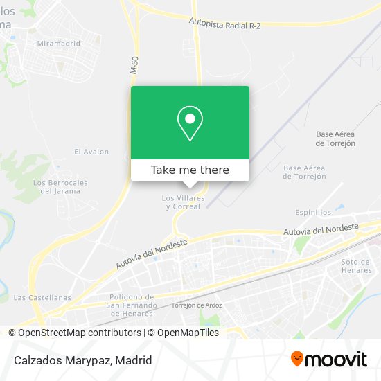 Calzados Marypaz map