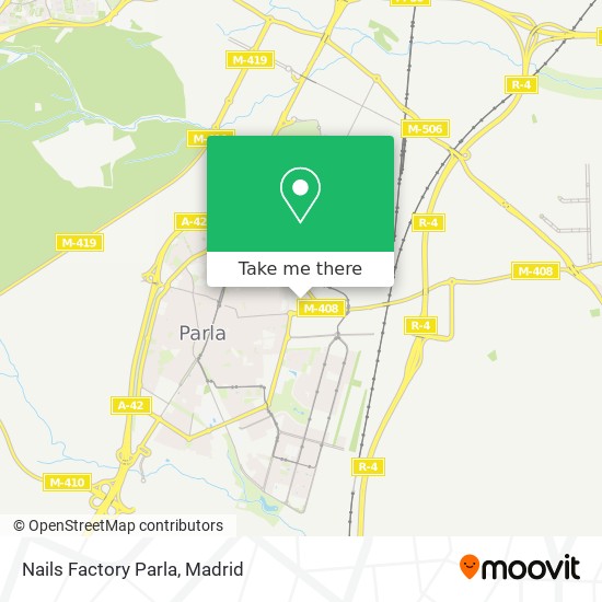 Nails Factory Parla map