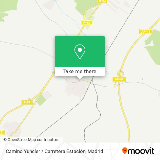 Camino Yuncler / Carretera Estación map